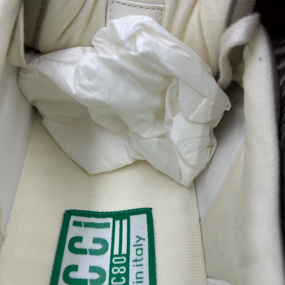 Men’s Gucci Mac 80 Dune Color Way low top sneakers size 13 made in Italy - Picture 8 of 11